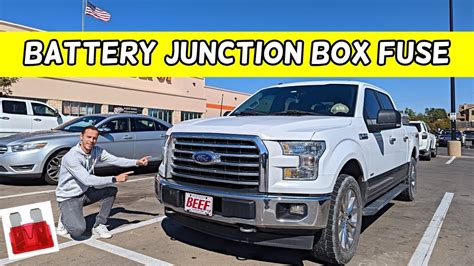 where is the battery junction box on a 07 f150|f150 battery junction box fuse.